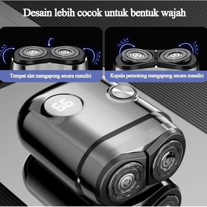 Alat Cukur Kumis Dan Jenggot Led Cukur Kumis Elektrik Pria Shaver Pencukur Jenggot Dan Kumis Elektri