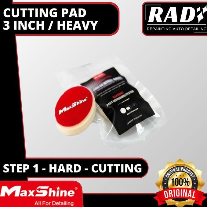 

TERLARIS - Maxshine Cutting Pad 3 Inch White Heavy Step
