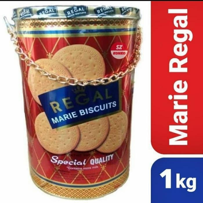 

Biskuit Marie Regal 1 Kg Kaleng Special + Extra Bubble Wrap Cookies Terbaru Best Quality 100% Original
