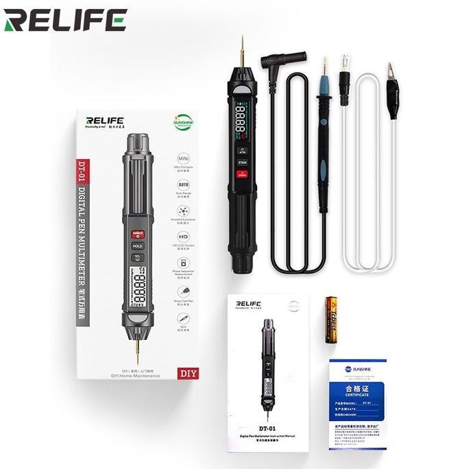 TERMURAH - Multitester Pen Relife DT01 / DIGITAL PEN MULTITESTER