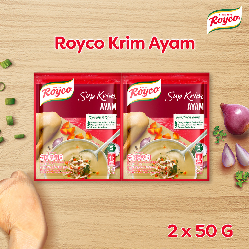 

Royco Cream of Chicken 50 gr x 2 pcs