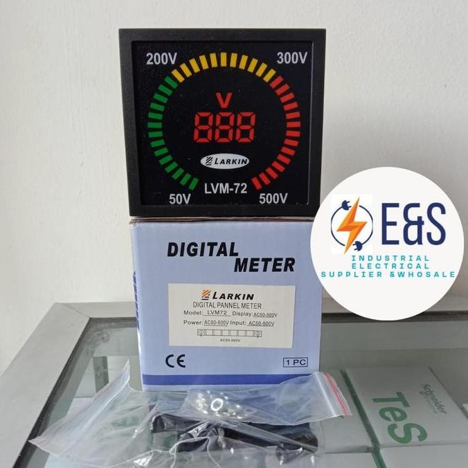 HARGA DISC - Digital Voltmeter LARKIN LVM72 / DIGITAL VOLT METER LVM 72 LARKIN