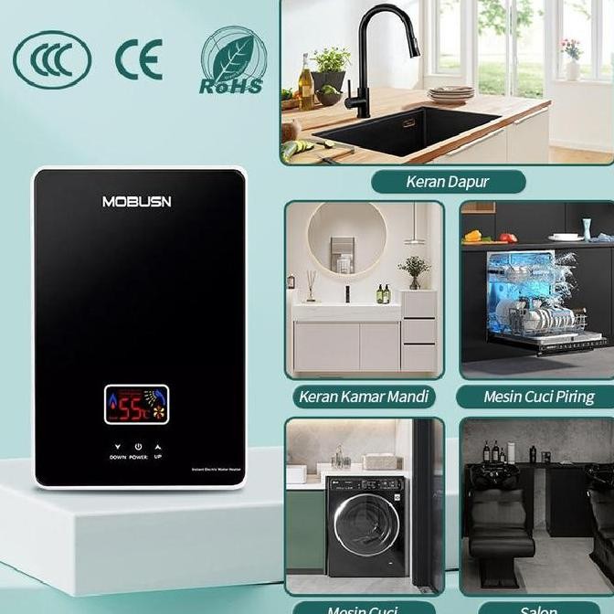 Pemanas Air Listrik Tanpa Tangki Shower Air Panas Instan/Pemanas Pemanas Air Listrik Allshop