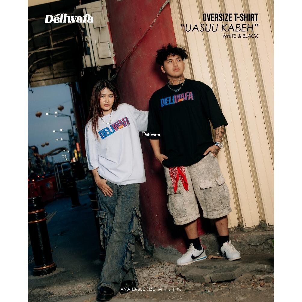 Original Deliwafa - Uasuu Kabeh Vol 1 | T-Shirt Oversize | Kaos Lengan Pendek | Baju Pria Wanita Ae-