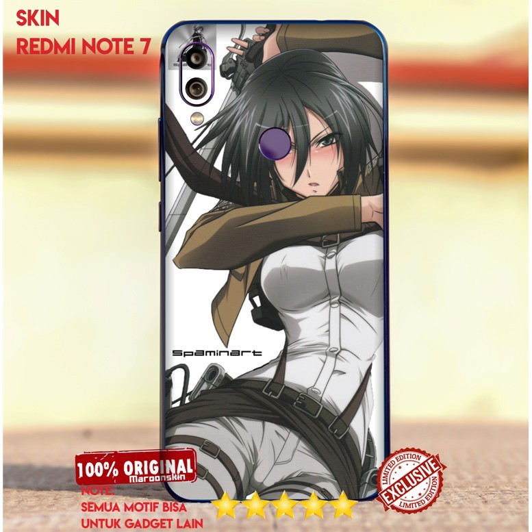 

[COD] Garskin Stiker Redmi Note 7 Label Custom Presisi Terlaris