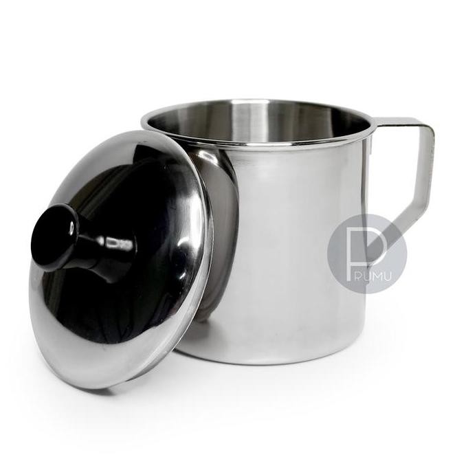 Mug Stainless Kecil 300Ml - Mug Tutup - Cangkir Stainless - Yd554 8Cm Allshop