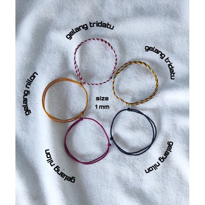 

[COD] Garskin Stiker Gelang Tridatu Dan Nilon Label Custom Presisi Terlaris