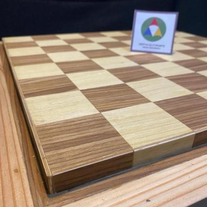 Promo PAPAN CATUR STANDAR PERCASI NON LIPAT SOLID WARNA ASLI KAYU ISTIMEWA COD