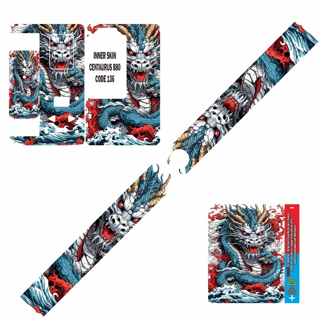 

[COD] Garskin Stiker B80 Part2 136 Label Custom Presisi Terlaris