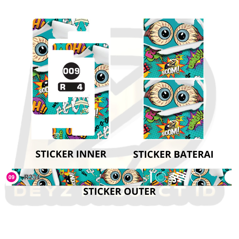 

[COD] Garskin Stiker Stiker Lengkap Banyak Untuk Varian R3433 9 Label Custom Presisi Terlaris