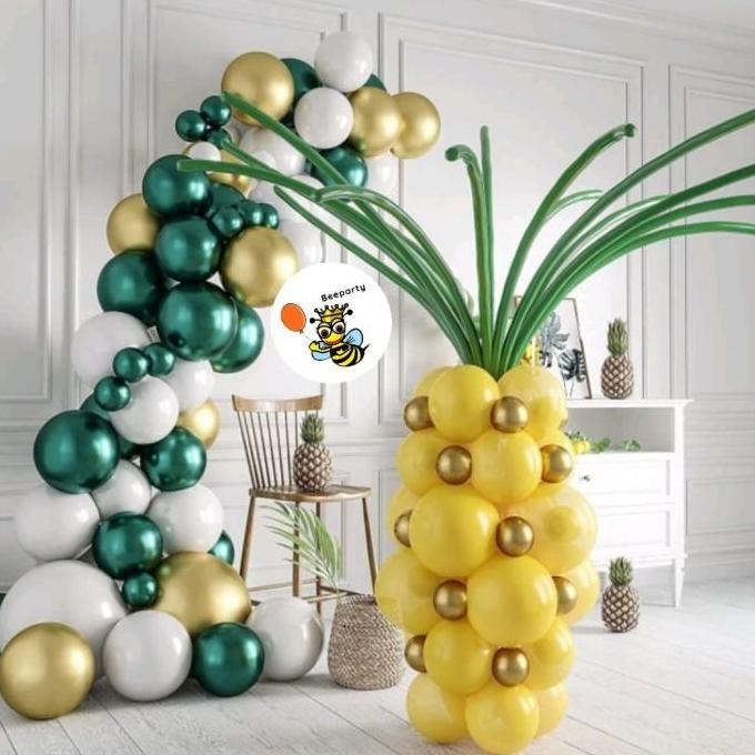 <<<<<] Balon Panjang Chrome isi 100 / Balon Pentil Chrome Metalik