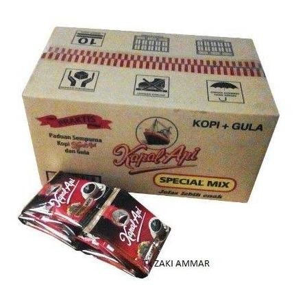 

KAPAL API SPECIAL MIX KOPI INSTAN (24 gr/120 sachet/DUS) Bubuk Coffee Biji Robusta LA