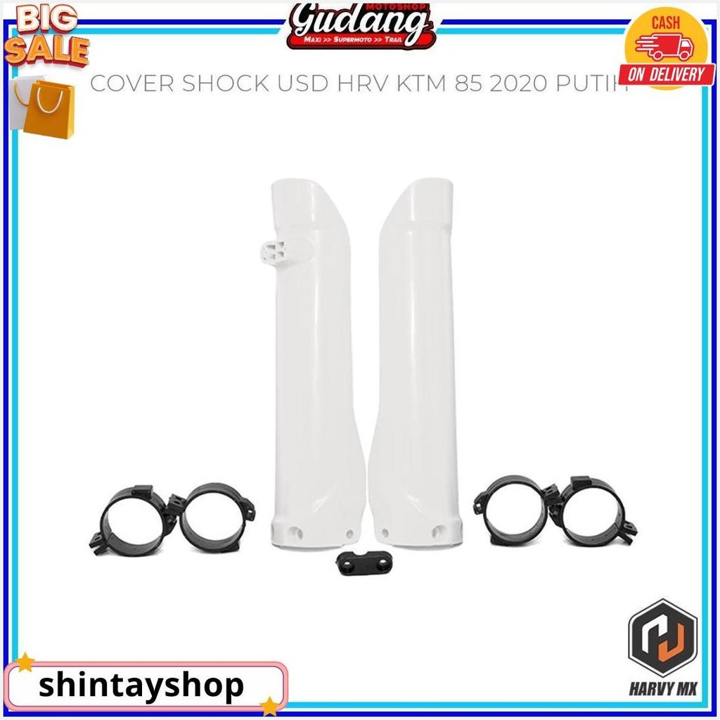 Cover Shock Tutup Pelindung Shock Depan Usd Ktm 85 2020 Harvy Mx Hitam Orange Putih Terlaris