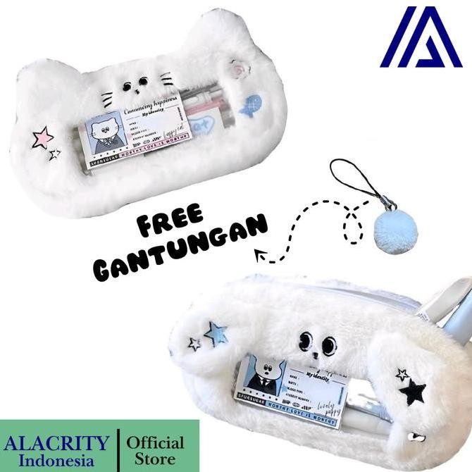 

Promo KOTAK PENSIL LUCU KOREA BULU KAPAS STATIONERY BAG TEMPAT PENSIL BAHAN LEMBUT SERBAGUNA GEMES SB-1 COD