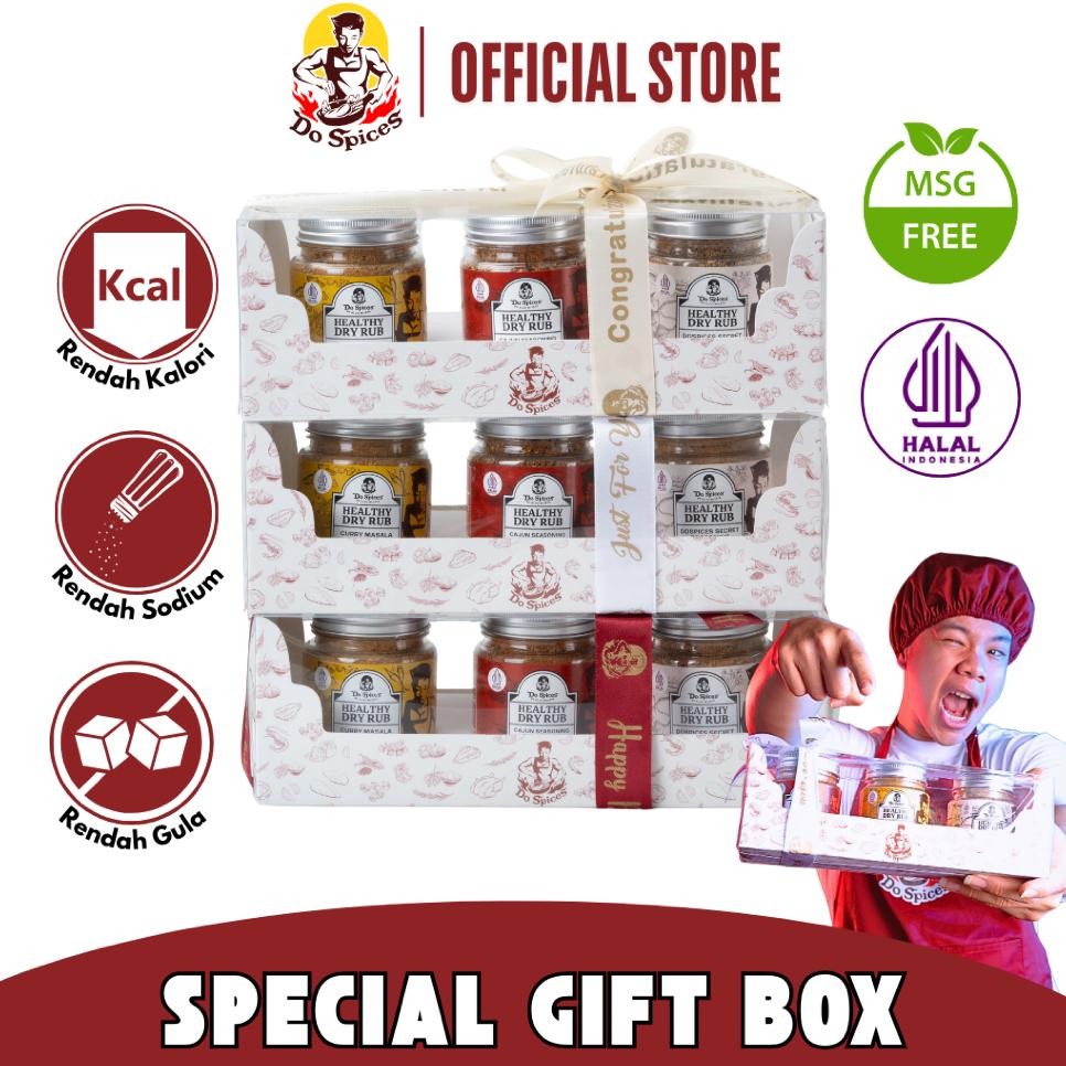 

Do Spices Special Gift Box Bundling 3 Bumbu Marinasi Rendah Kal Rempah Rempah