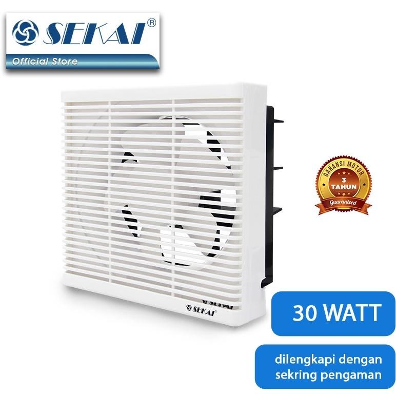 Sekai Wef 890 Exhaust Fan 8" Kipas Angin Dinding Wall Hexos Wef890