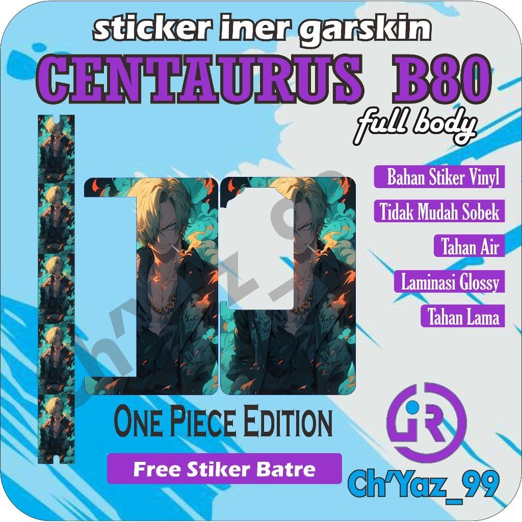 

[COD] Garskin Stiker Kin One Label Custom Presisi Terlaris