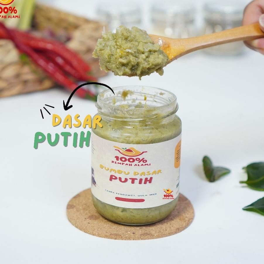 

100Persen Bumbu Dapur Dasar Putih N Gilingan Racik Masak Mpasi 250Gr