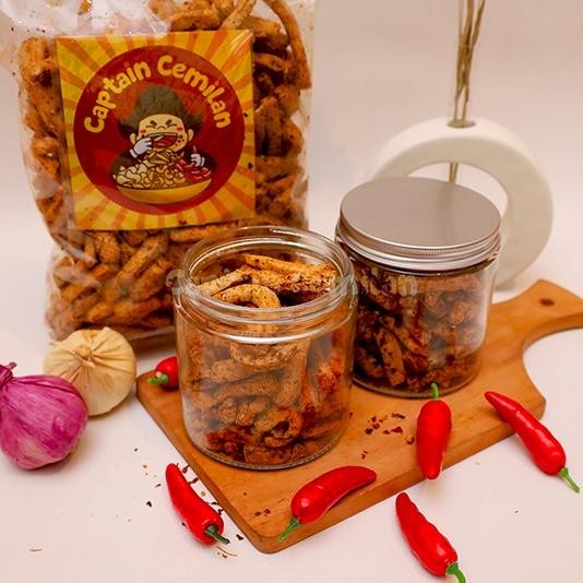 

ii-99 XD27 500gram Basreng Stik Pedas Gurih Daun Jeruk Renyah Kriuk Baso Goreng Rempah Snack Captain Cemilan Termurah Berkualitas