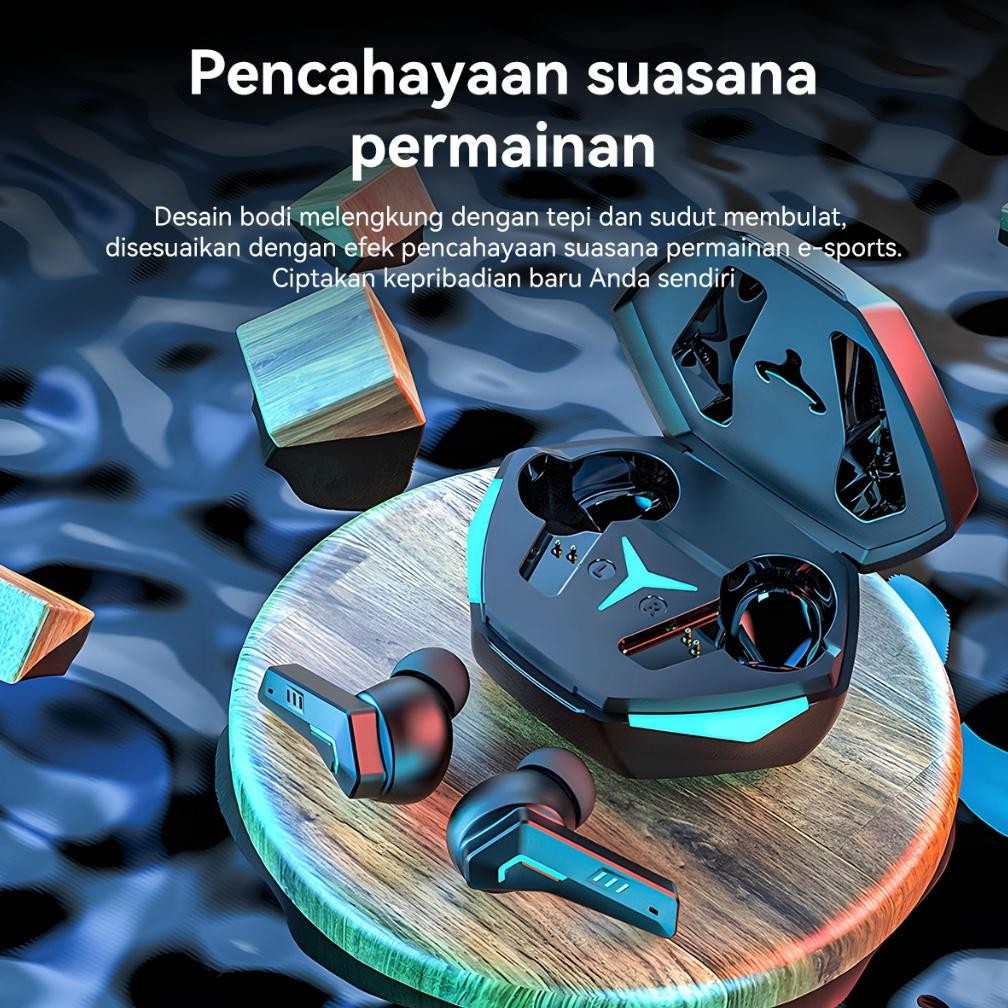 Skytime GM03 Gaming TWS Earphone Bluetooth No Delay Gaming Headset 0 Latensi Hi-Fi Sounds