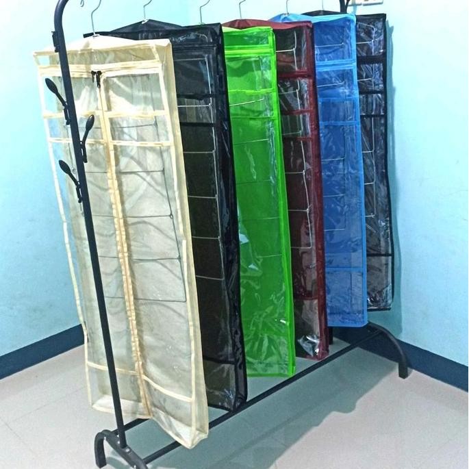 New Product - Rak Hijab Rak Jilbab Gantung Premium Ukuran Jumbo Besi Logam Tegak Dapat Disesuaikan K