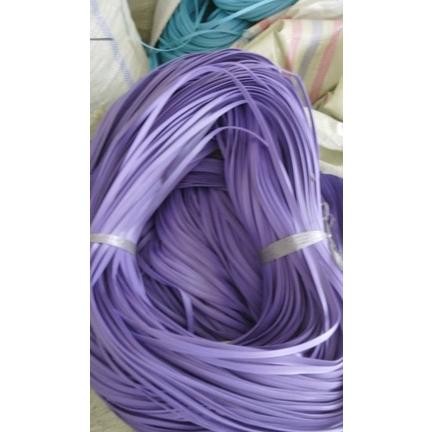 bahan rotan plastik -+200 meter per kilo /bahan rotan lesio sintetis / jual per kilo