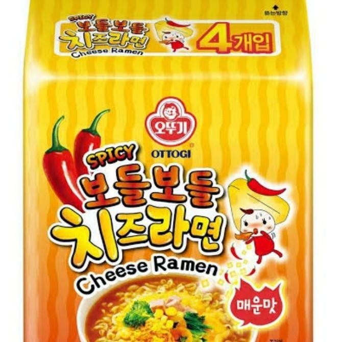 

1 Pa Isi 4 Ottogi Spicy Cheese Ramen Mie Ramyun Keju Pedas Ala Korea
