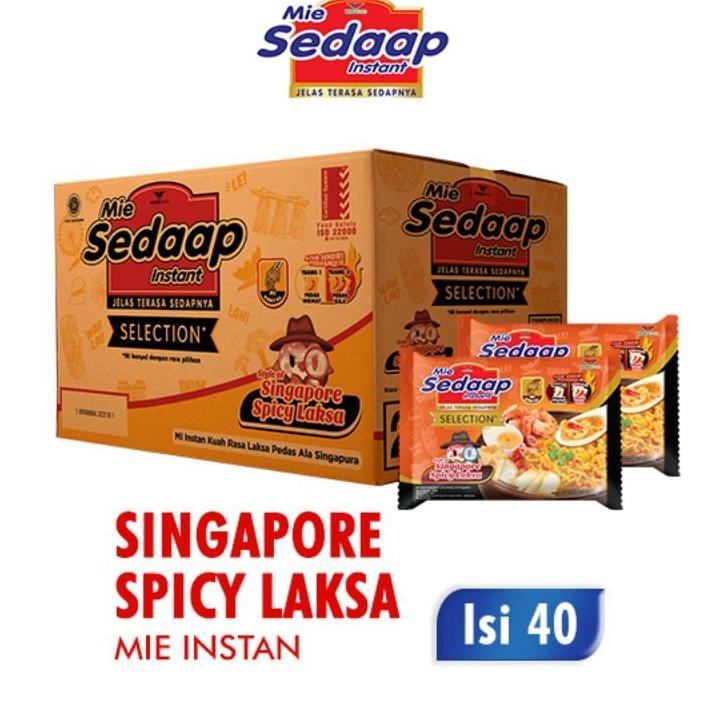 

Sedaap Mie Nt Singapore Spicy Laksa 40 Pcs X 83 G