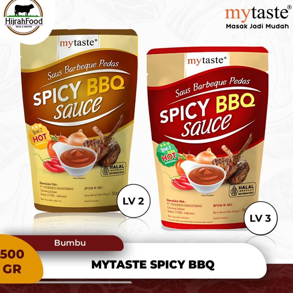 

Mytaste Spicy Bare Bbq Sauce Hot Qty Gr