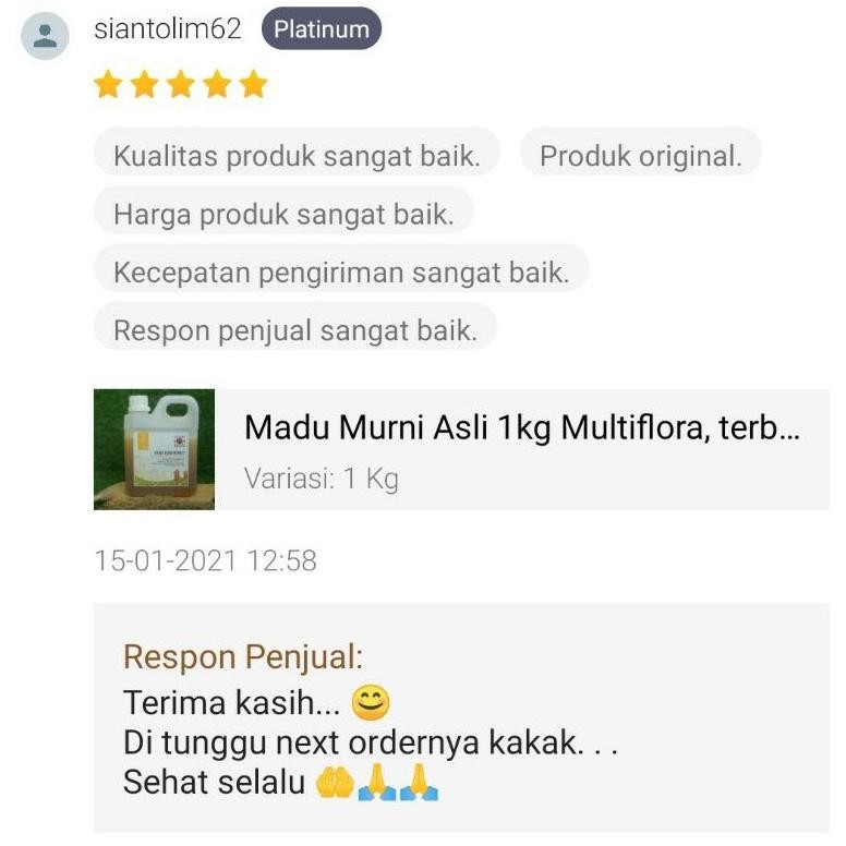 

yui-7 KOE-1116 Madu Erin Madu Murni Asli 1kg Mulltiflora. Standar SNI | Madu Erin Berkualitas Hemat