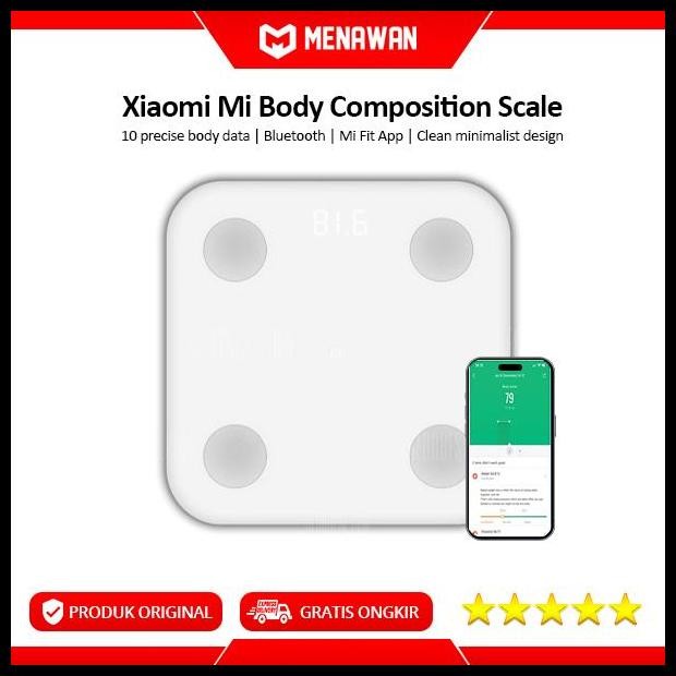 Xiaomi Mi Smart Scale Body Composition Scale Timbangan Badan Body Fat Termurah