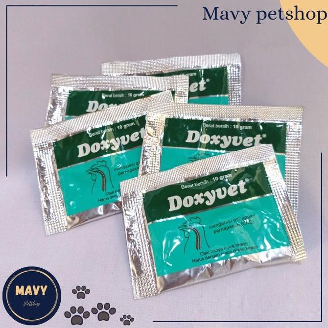 Obat Vitamin Ayam Doxyvet 10 Gr Obat Crd Flu Pilek Gangguan Pernapasan