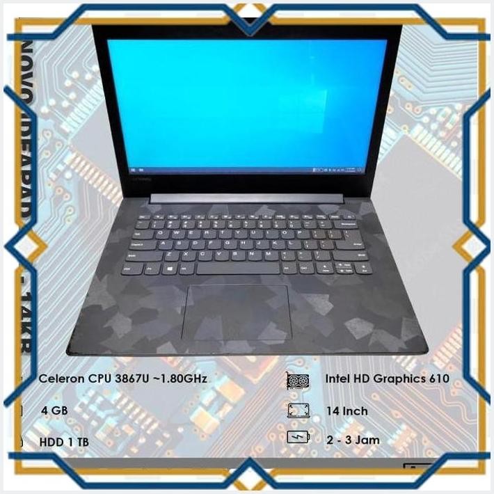 [ART] LENOVO IDEAPAD 330 - 14IKB - CELERON 3867U - RAM 4 GB - NORMAL SIAP PAKAI