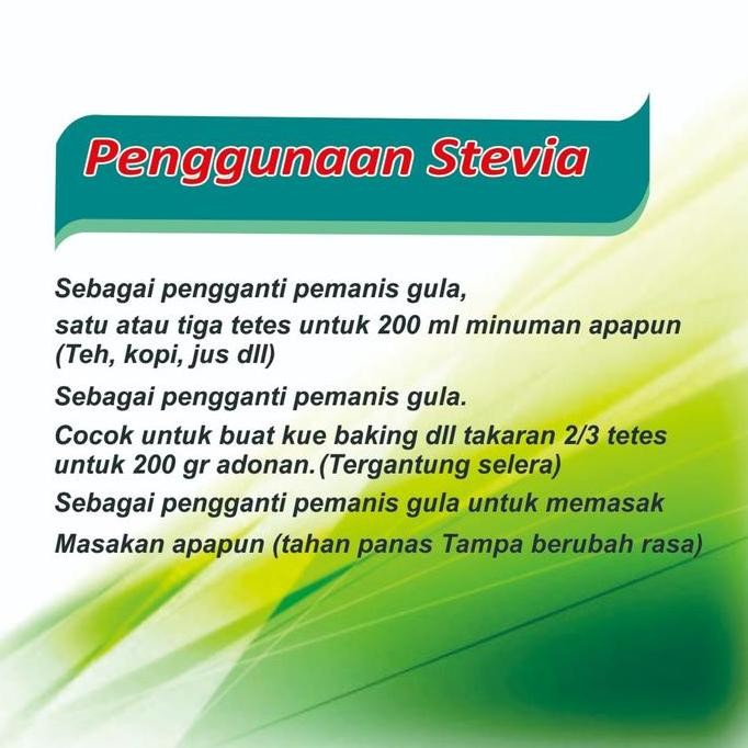 

JH8 Gula Stevia kemasan besar 30 ml