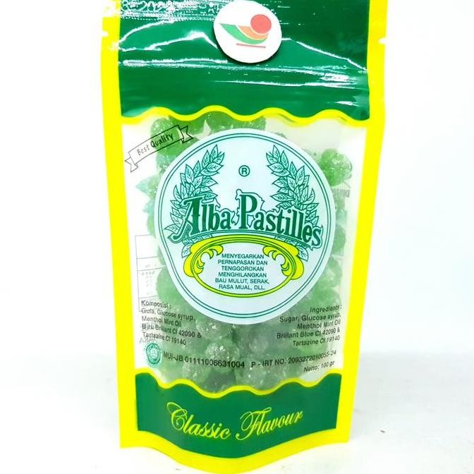 

}}}}}}] ALBA PASTILLES PERMEN KAYU PUTIH 100gr | PASTILES MKP PLASTIK REFILL