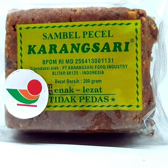 

=====] KARANGSARI SAMBEL PECEL TIDAK PEDAS 200gr | KARANG SARI BUMBU SAMBAL
