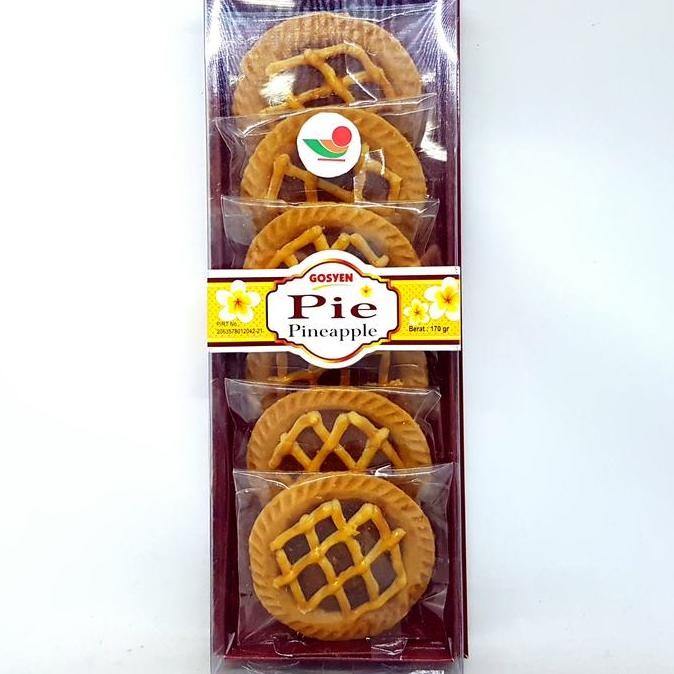 

~@~@~@~@] GOSYEN PIE CRISPY PINEAPPLE 170gr | PIA PAI RASA NANAS KHAS SURABAYA