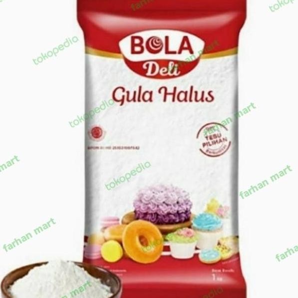 

JH8 gula halus bola deli 1kg promo