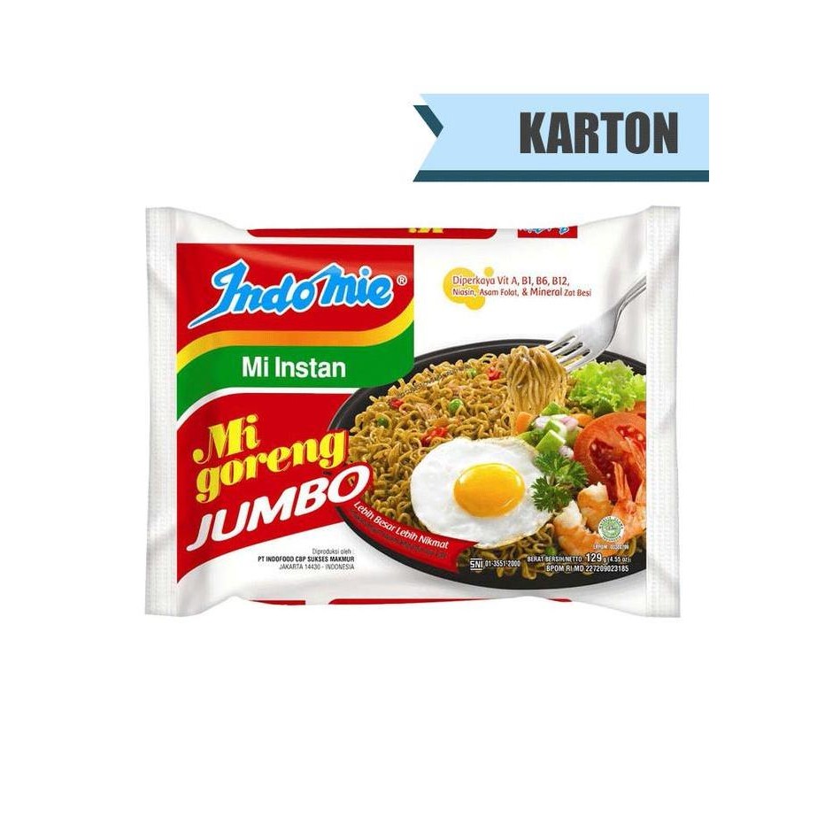 

(Expert) Indomie Goreng Special Jumbo 129g