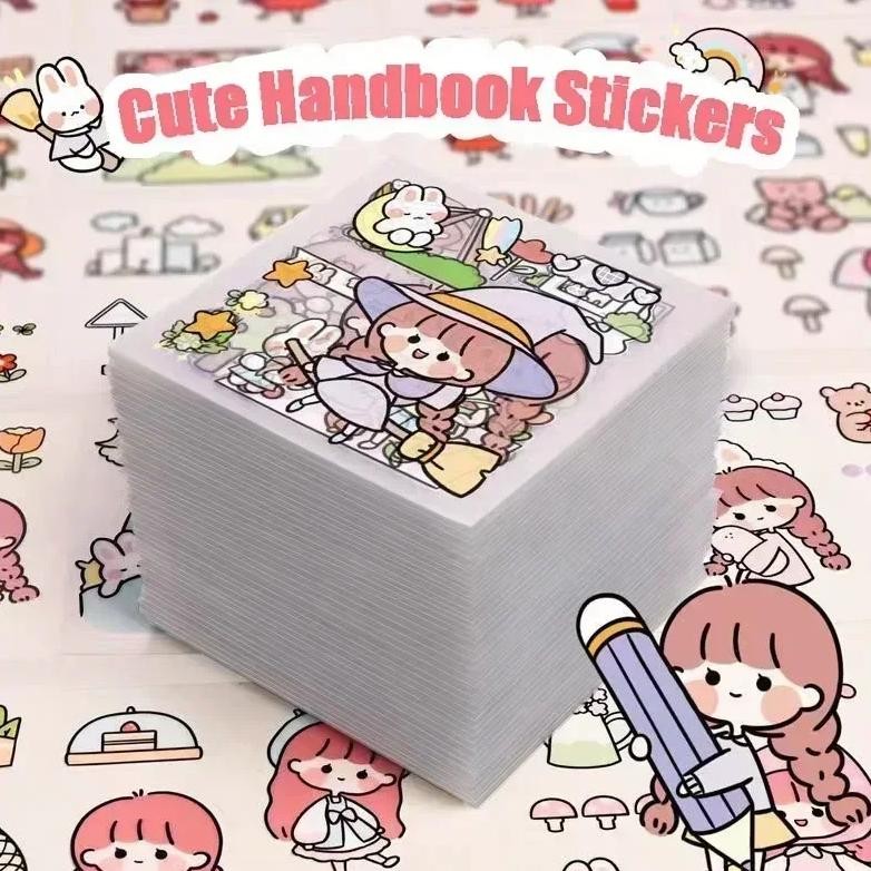 

50/100 Pcs Kawaii Stickers Pet Pattern Cartoon Scrapbooking Cute Sticker Diy Handbook Stickers Decoration Stationery Supplies