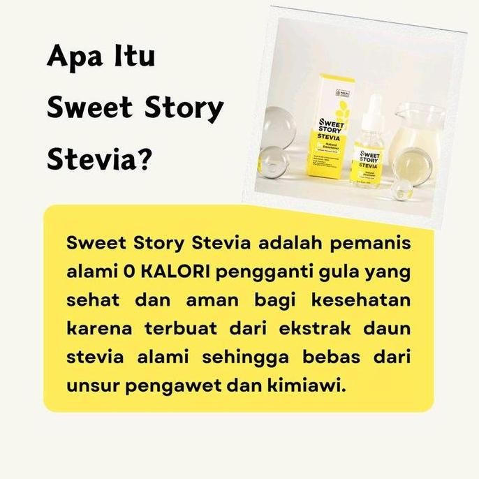 

JH8 STEVIA Gula Cair pemanis Sweet Story stevia - Tetes Sugar