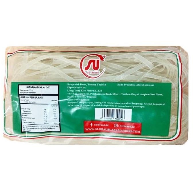 

(Expert) Kwetiau Kering SU Brand 220gr - Mie Kwe Tiau - Thailand Rice Stick