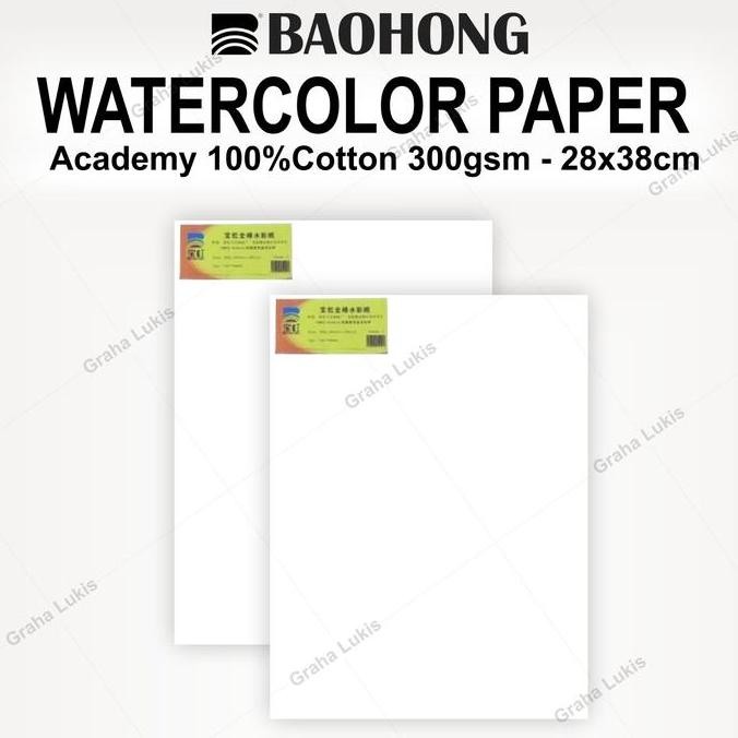 

Sale Baohong Academy Watercolor Paper 28X38Cm 300Gsm 100% Cotton