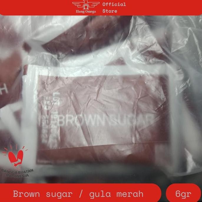 

JH8 brown sugar / gula merah bantal / gula merah sachet netto 6gr x 250pcs
