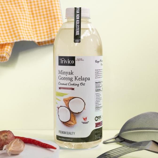 

JH8 TRIVCO COCONUT COOKING OIL | MINYAK GORENG KELAPA 1 LITER