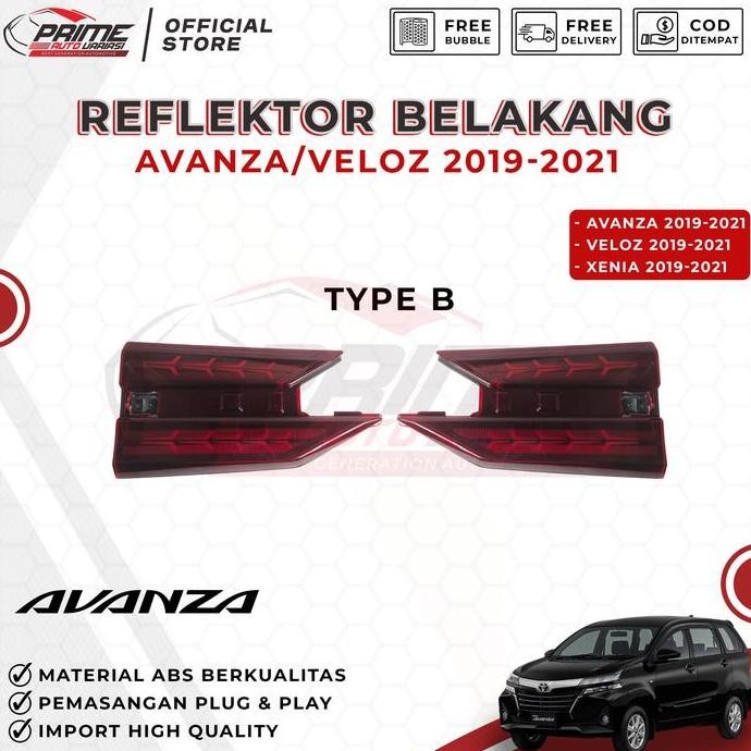 LAMPU REFLEKTOR BAGASI AVANZA XENIA VELOZ 2019 2021 - REFLEKTOR BAGASI LED AVANZA XENIA VELOZ 2019 2