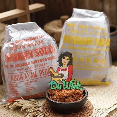 

BARANG TERLARIS Abon Ayam Manis 250 gram Spesial Bu Wiek