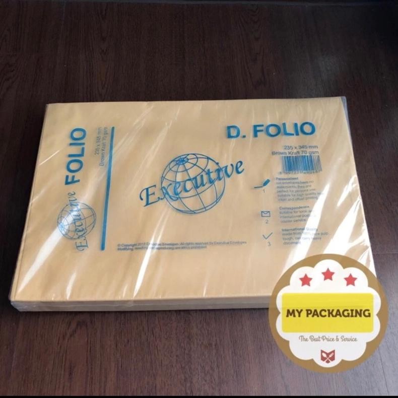 

Viral Amplop Coklat Ukuran Folio (1Pack Isi 100Pcs) Bu-100