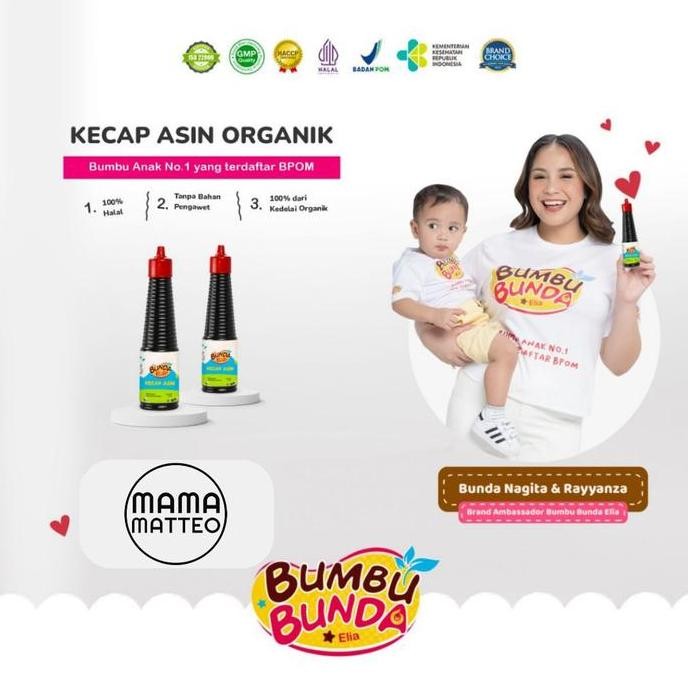 

JH8 BUMBU BUNDA BY ELIA Kecap Organik Saos Teriyaki Minyak Wijen / BANDUNG