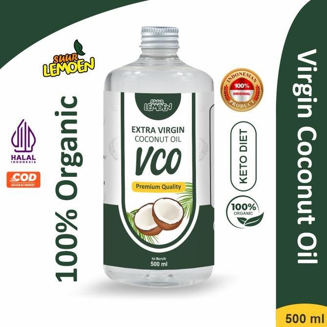 

JH8 SUUR LEMOEN Extra Virgin Coconut Oil 500ml Minyak Kelapa Murni VCO 500ml Organik Premium - SUUR LEMOEN DIST JAKARTA